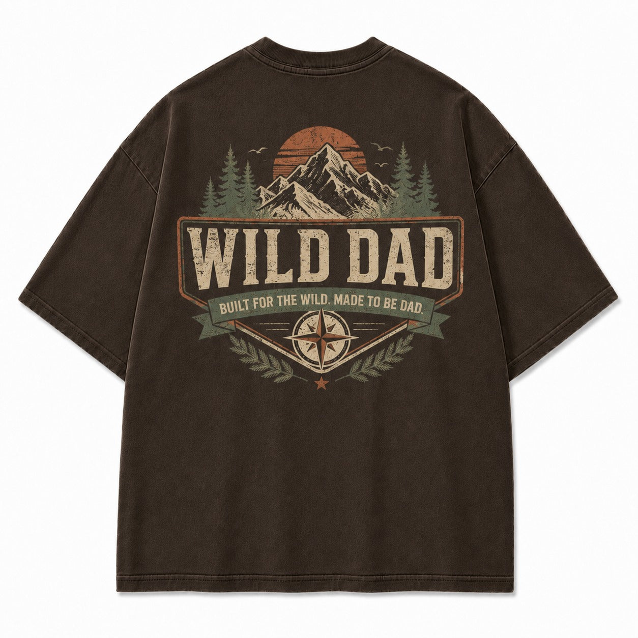 Wild Dad Adventure Washed T-Shirt