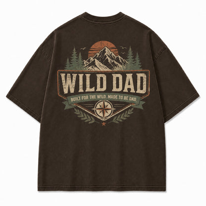 Wild Dad Adventure Washed T-Shirt