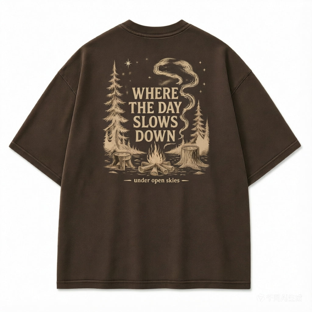 Slow Day Open Skies Graphic Tee