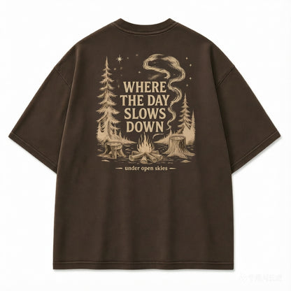 Slow Day Open Skies Graphic Tee