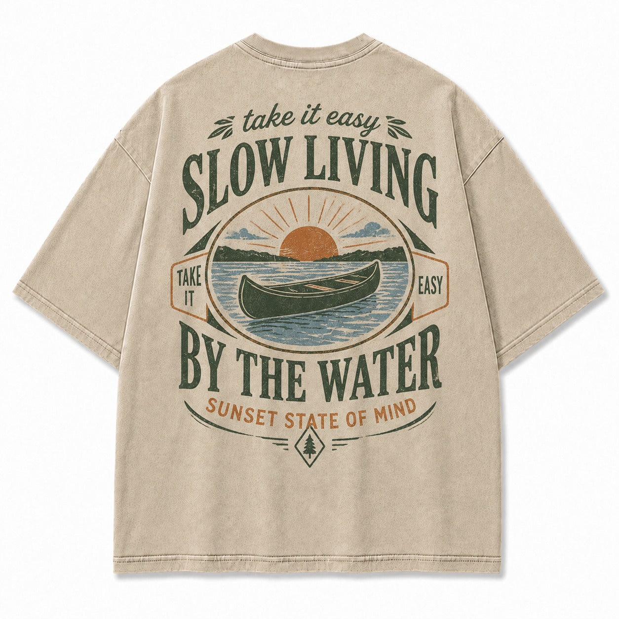 Slow Living By the Water Tee
