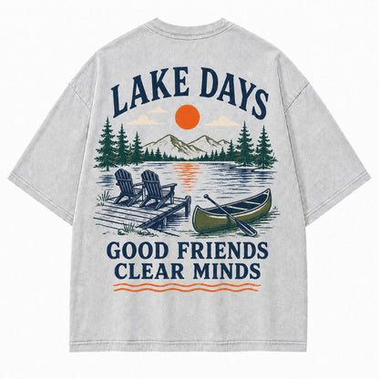 Lake Days Good Friends Tee