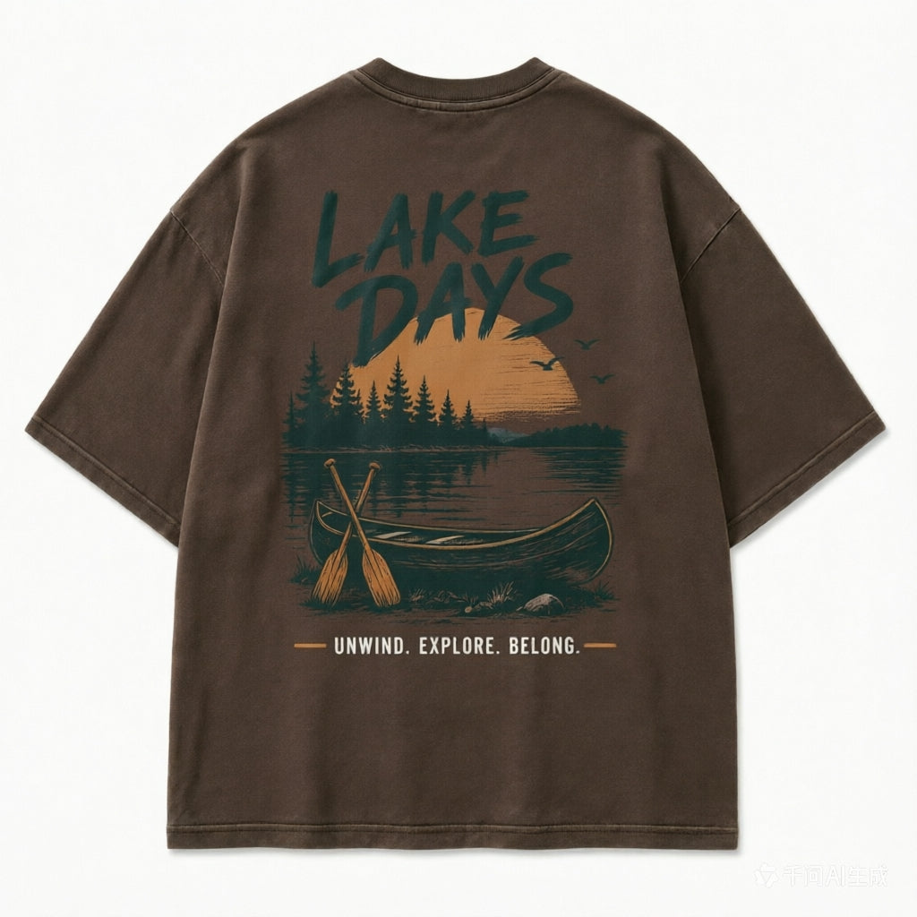 Quiet Waters Lake Graphic Tee