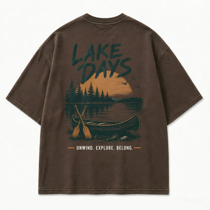 Quiet Waters Lake Graphic Tee