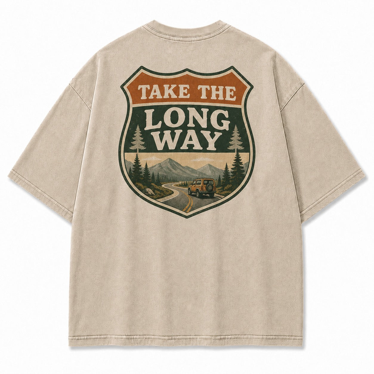 Take the Long Way Road Trip Tee