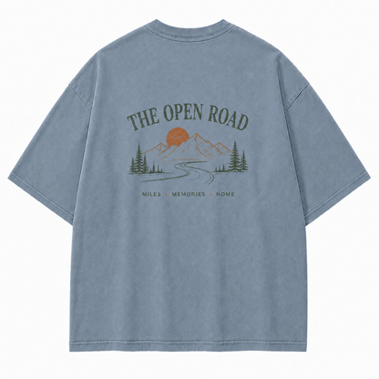 Where the Open Road Feels Like Miles, Memories, and Home Tee
