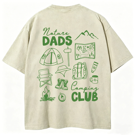 Nature Dads Camping Club Washed T-Shirt