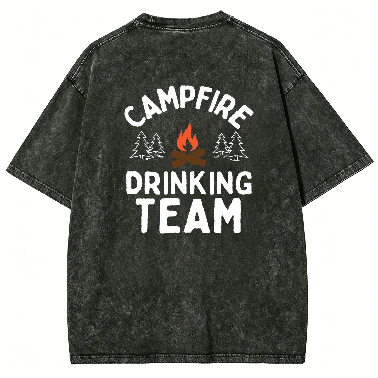 Campfire Drinking Team Washed T-Shirt