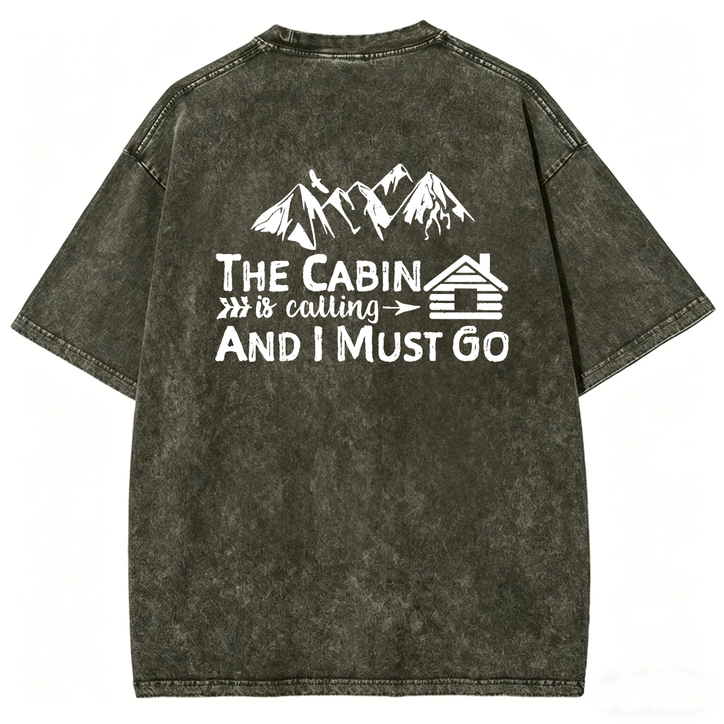 The Cabin Is Calling Washed T-Shirt