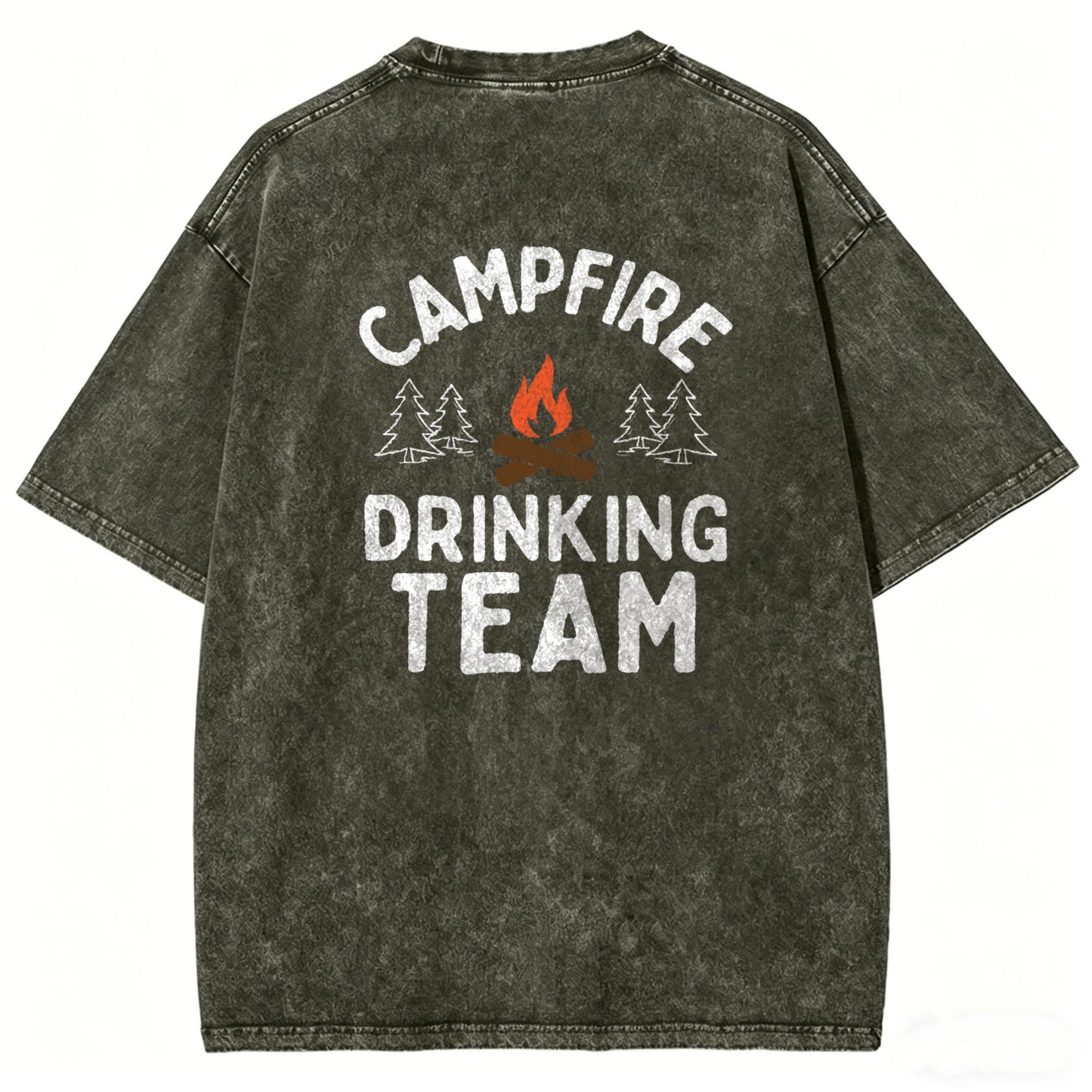Campfire Drinking Team Washed T-Shirt