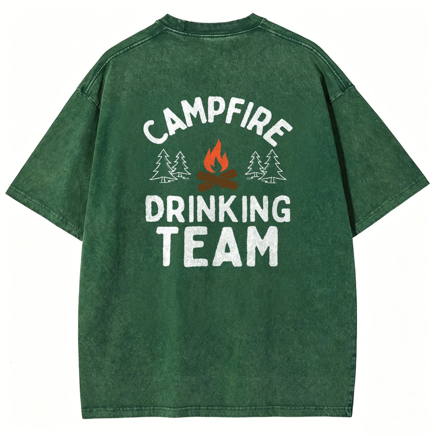 Campfire Drinking Team Washed T-Shirt