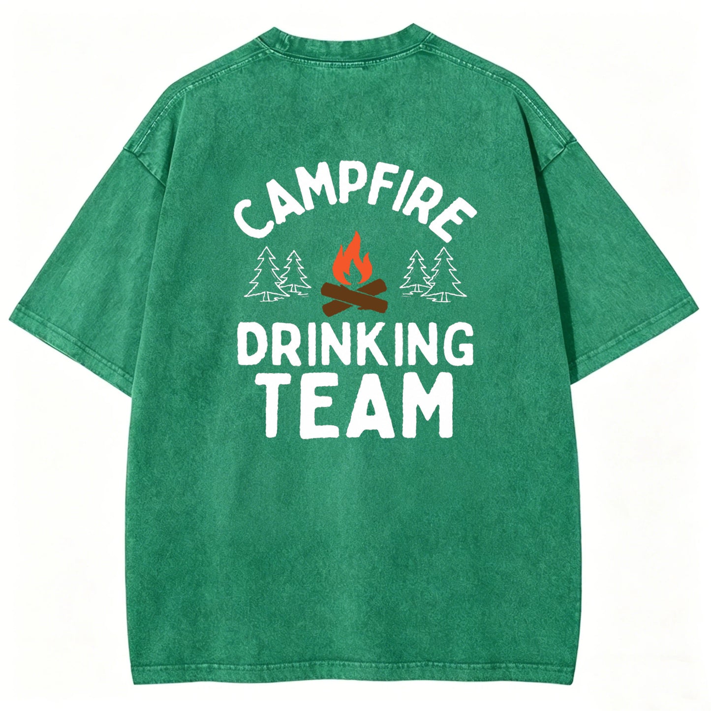 Campfire Drinking Team Washed T-Shirt