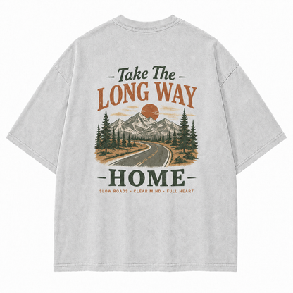 Slow Roads Full Heart Outdoor Graphic Tee