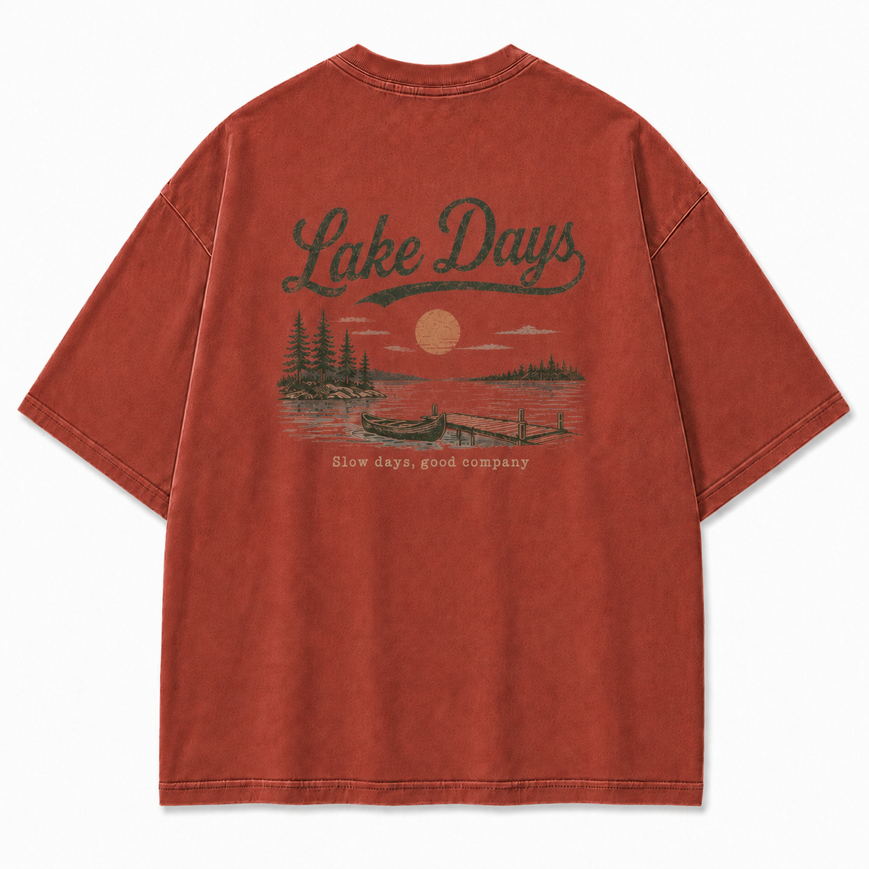 Where Slow Lake Days and Good Company Meet Tee
