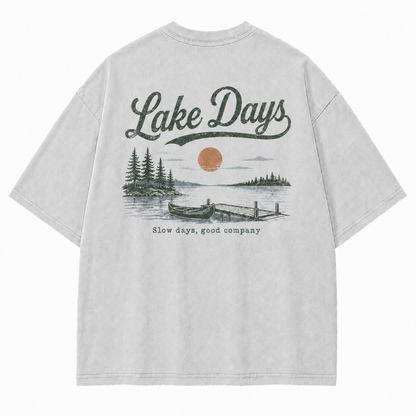 Where Slow Lake Days and Good Company Meet Tee