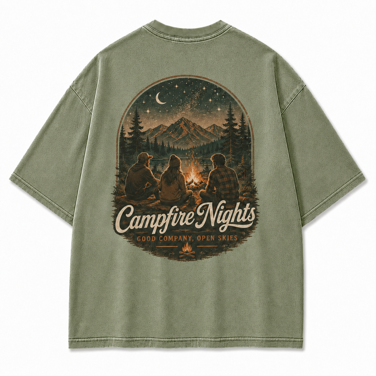 The Night We Felt Free Campfire Nights Graphic Tee