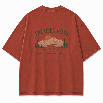 Where the Open Road Feels Like Miles, Memories, and Home Tee