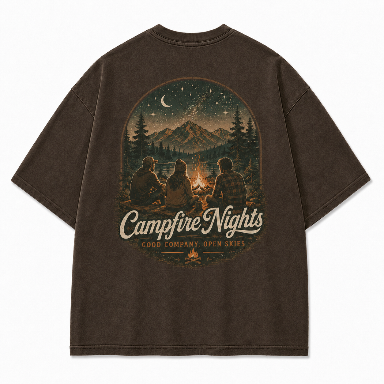 The Night We Felt Free Campfire Nights Graphic Tee