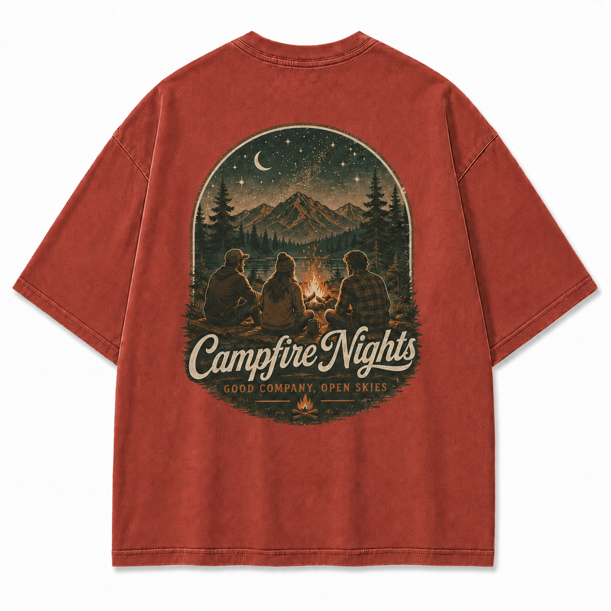 The Night We Felt Free Campfire Nights Graphic Tee