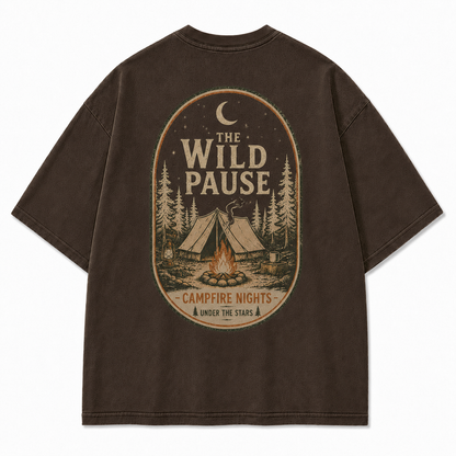 The Wild Pause Campfire Nights Graphic Tee