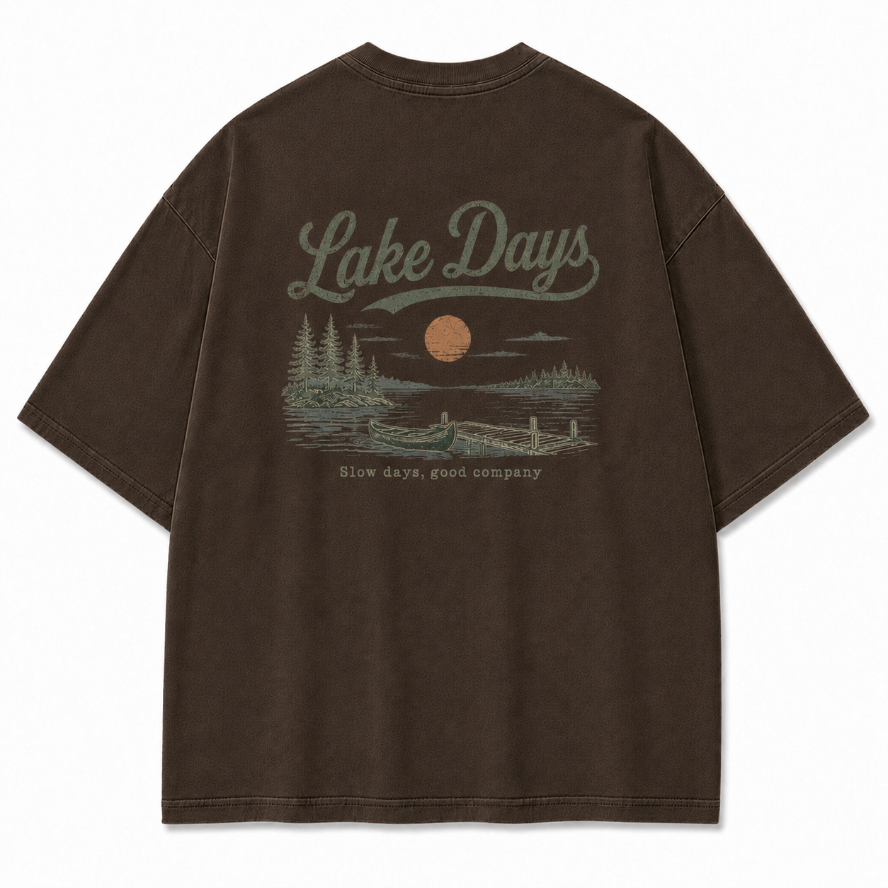 Where Slow Lake Days and Good Company Meet Tee