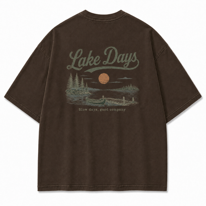 Where Slow Lake Days and Good Company Meet Tee