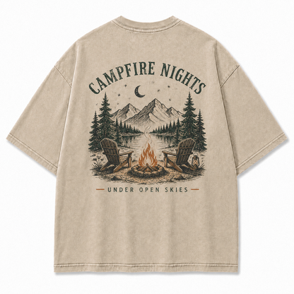 Under Open Skies Campfire Nights Graphic Tee