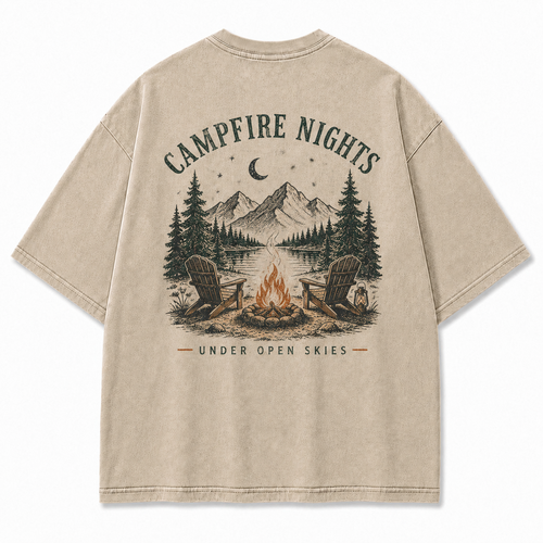Under Open Skies Campfire Nights Graphic Tee