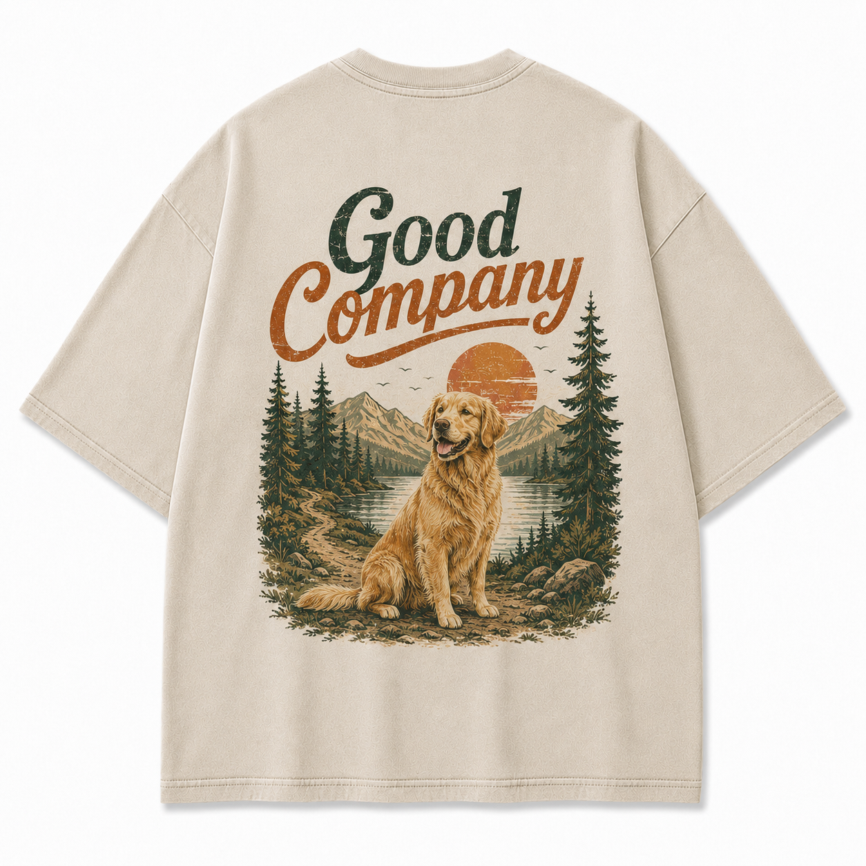 Where Good Company Comes with Four Paws Tee