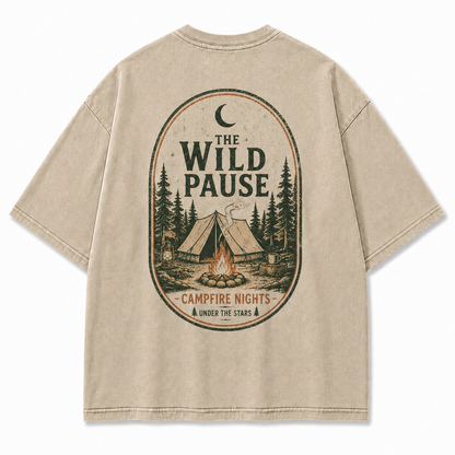 The Wild Pause Campfire Nights Graphic Tee