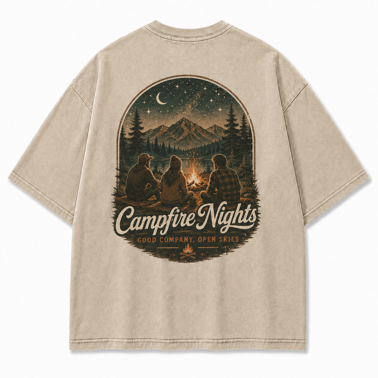 The Night We Felt Free Campfire Nights Graphic Tee